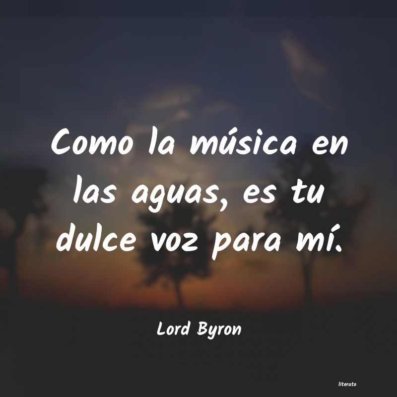 frases de Lord Byron