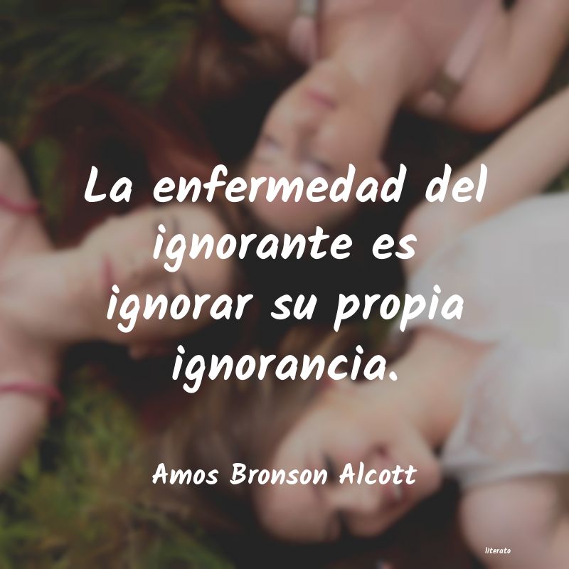 Frases de Amos Bronson Alcott