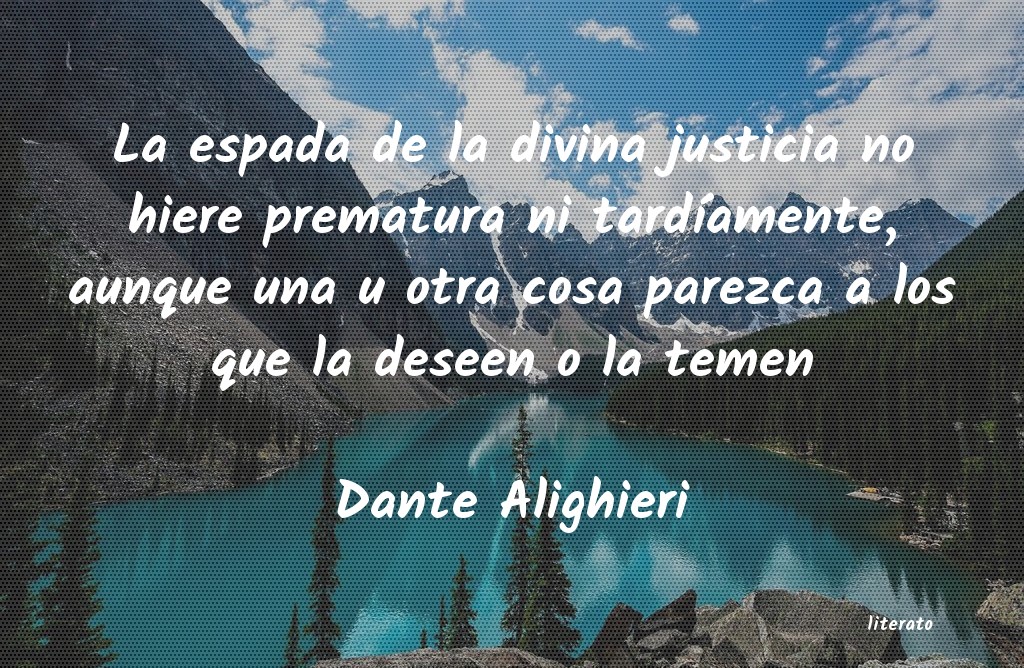 frases de Dante Alighieri