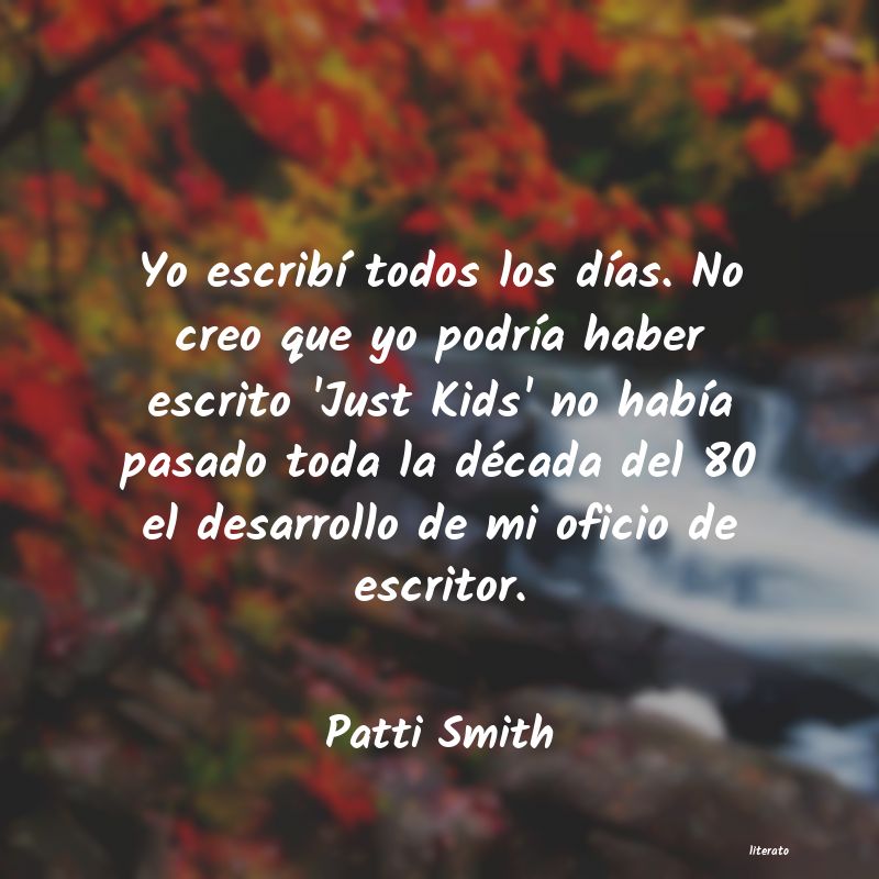 Frases de Patti Smith