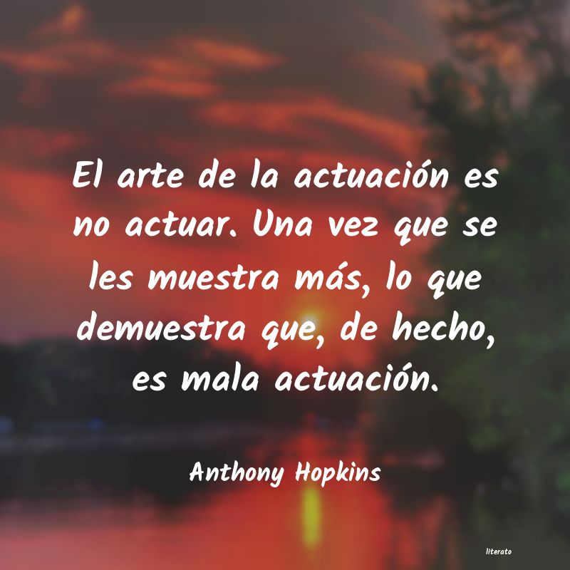 frases de Anthony Hopkins