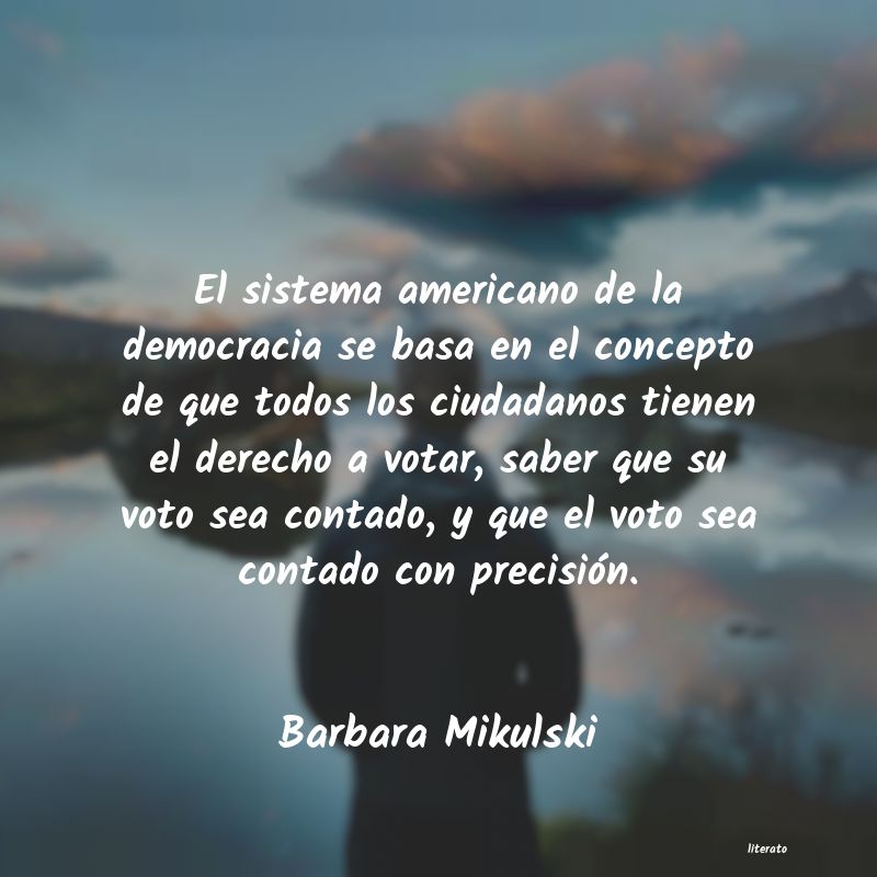 Frases de Barbara Mikulski