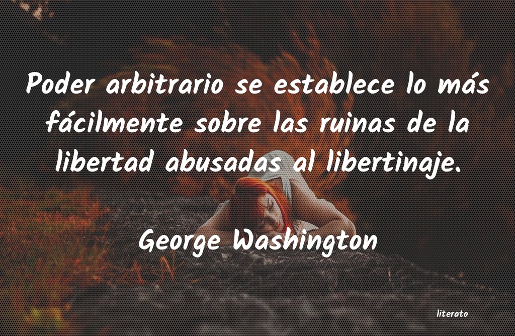 frases de George Washington