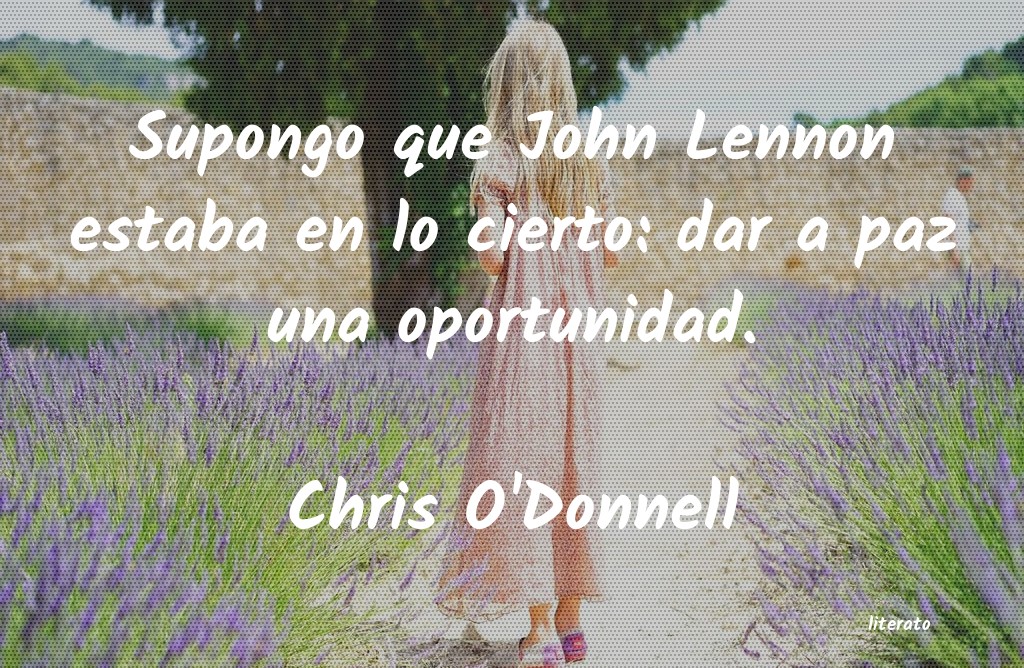 frases de Chris O'Donnell