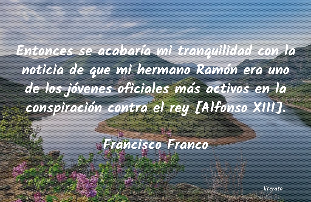 Frases de Francisco Franco