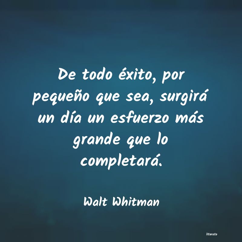 frases de Walt Whitman