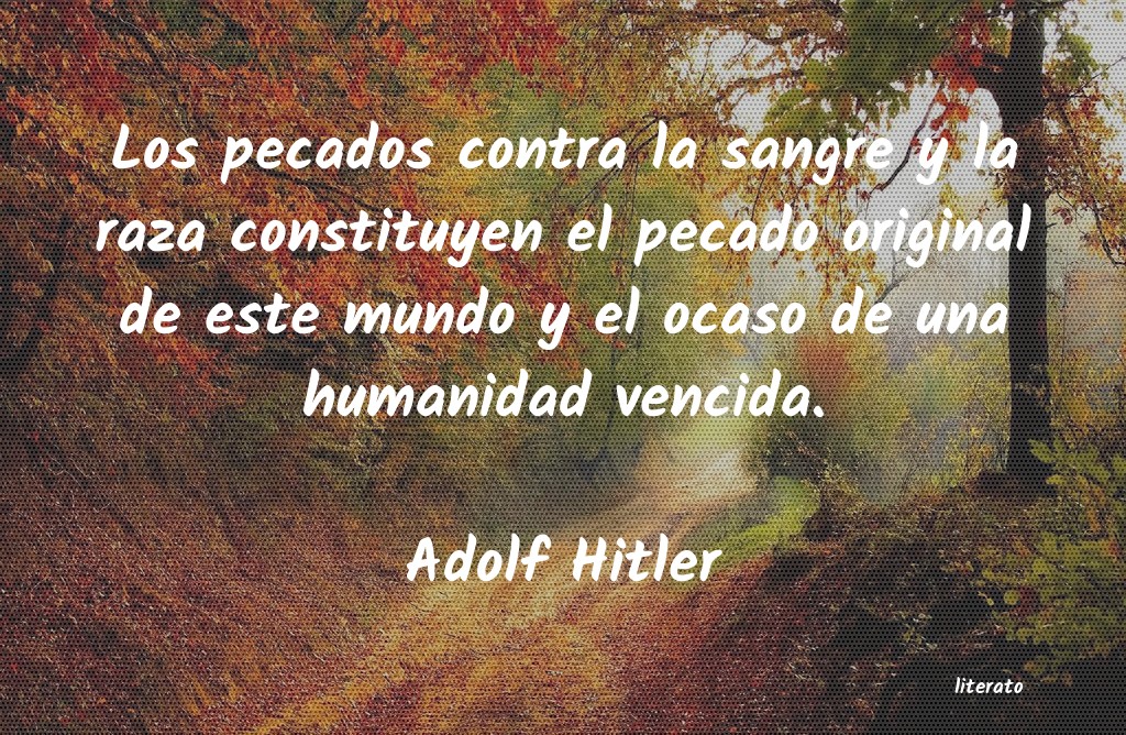 frases de Adolf Hitler