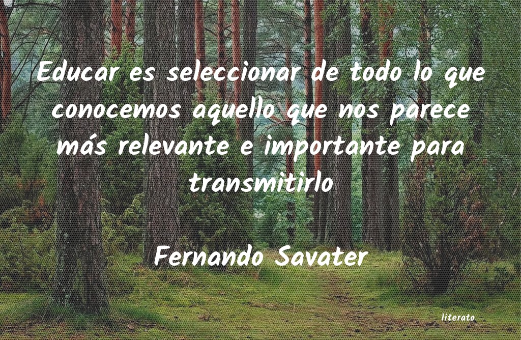 Frases de Fernando Savater