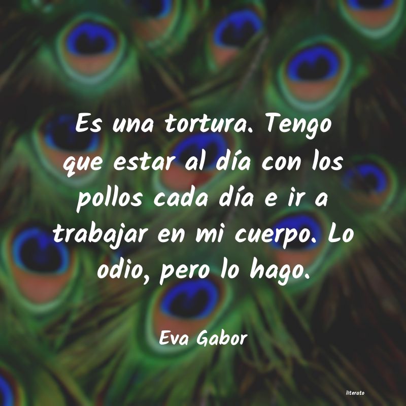 frases de Eva Gabor