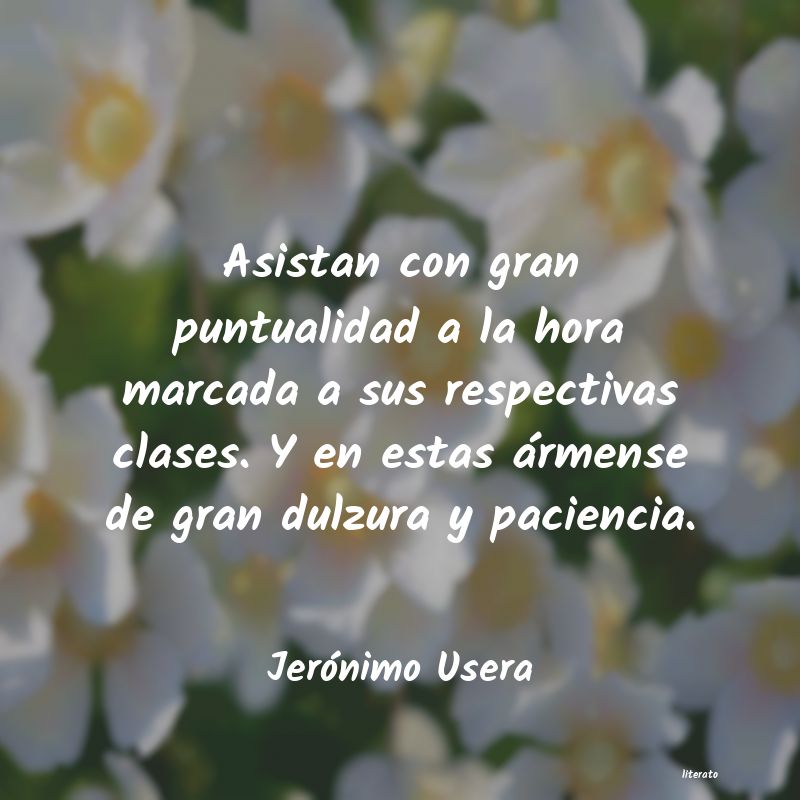 Frases de Jerónimo Usera