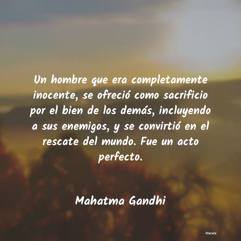 Frases de Mahatma Gandhi