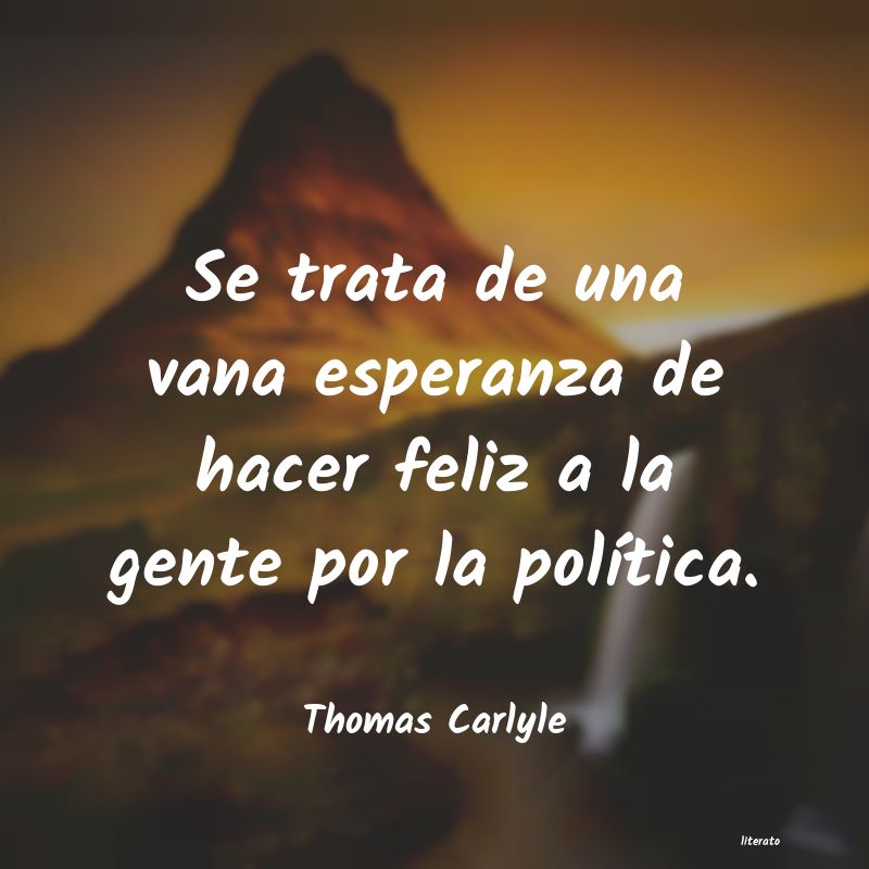 Frases de Thomas Carlyle