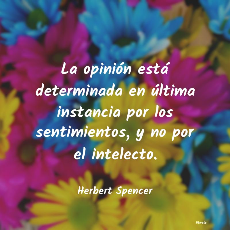 Frases de Herbert Spencer