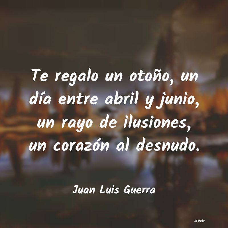 Frases de Juan Luis Guerra