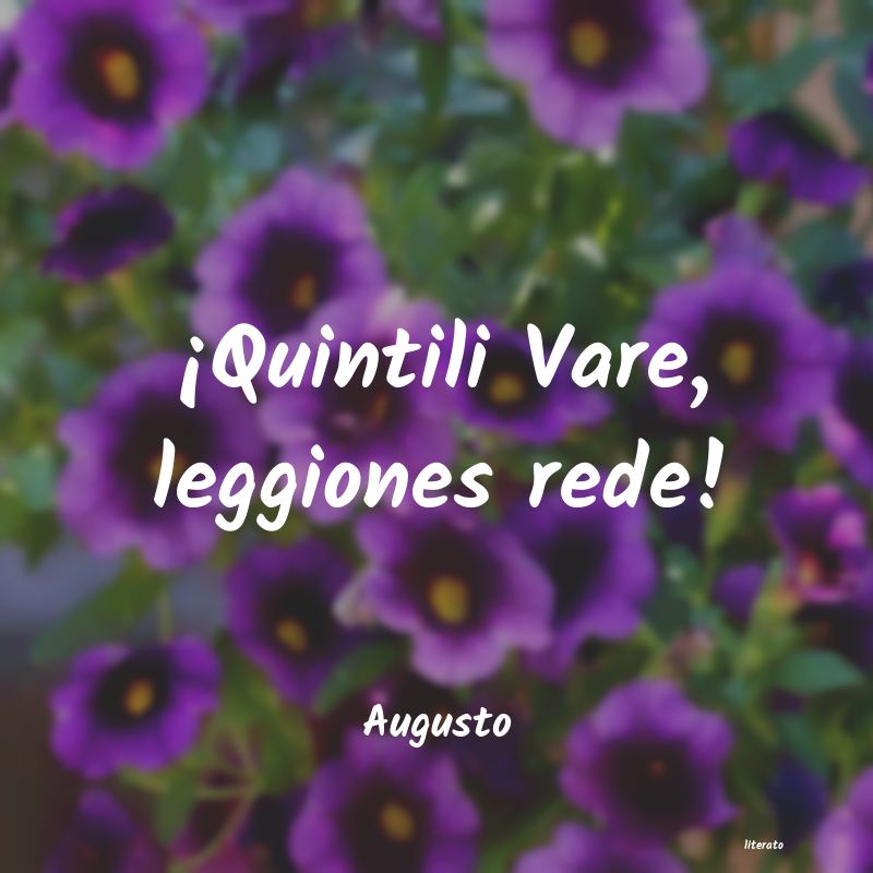 frases de Augusto