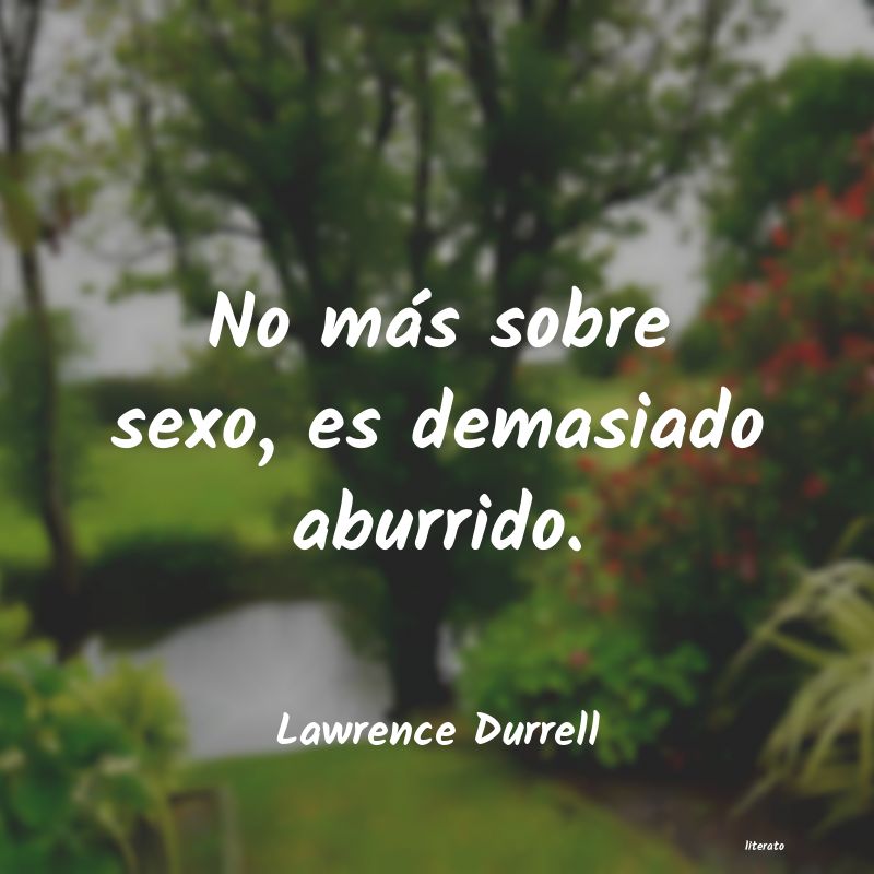 frases de Lawrence Durrell