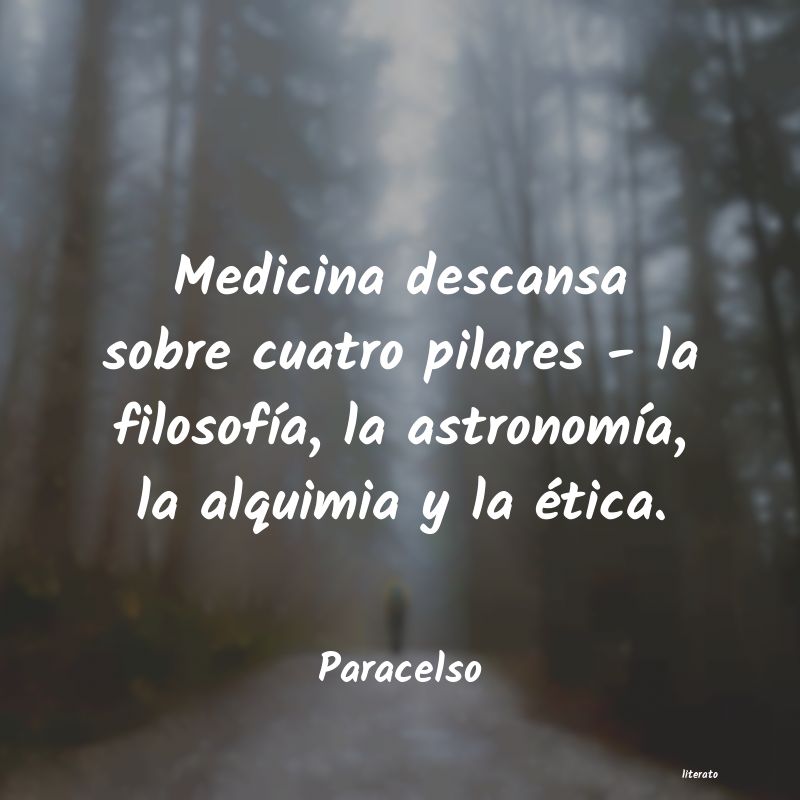 Frases de Paracelso