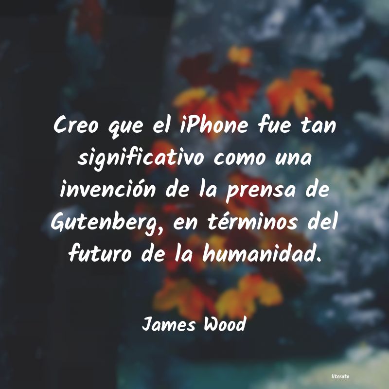 Frases de James Wood