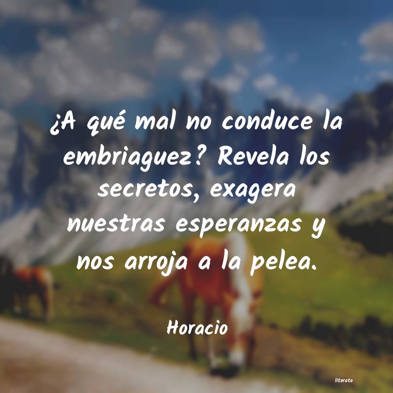 frases de Horacio