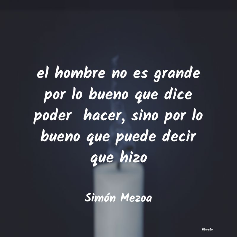 Frases de Simón Mezoa