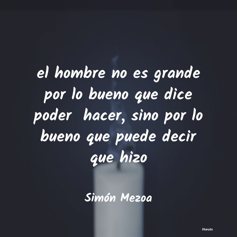 frases de Simón Mezoa