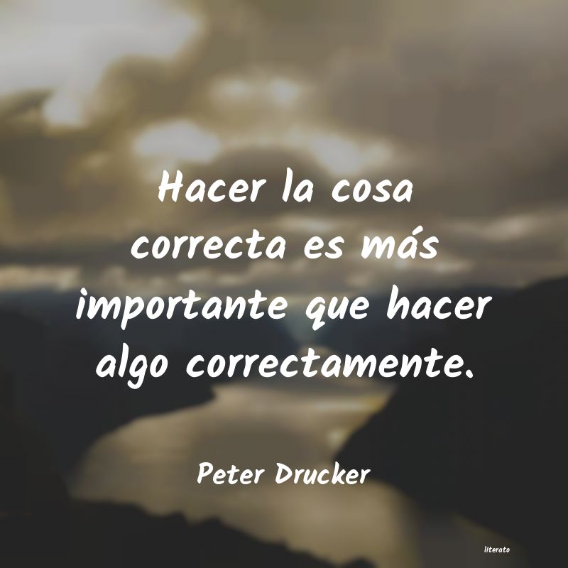 frases de Peter Drucker