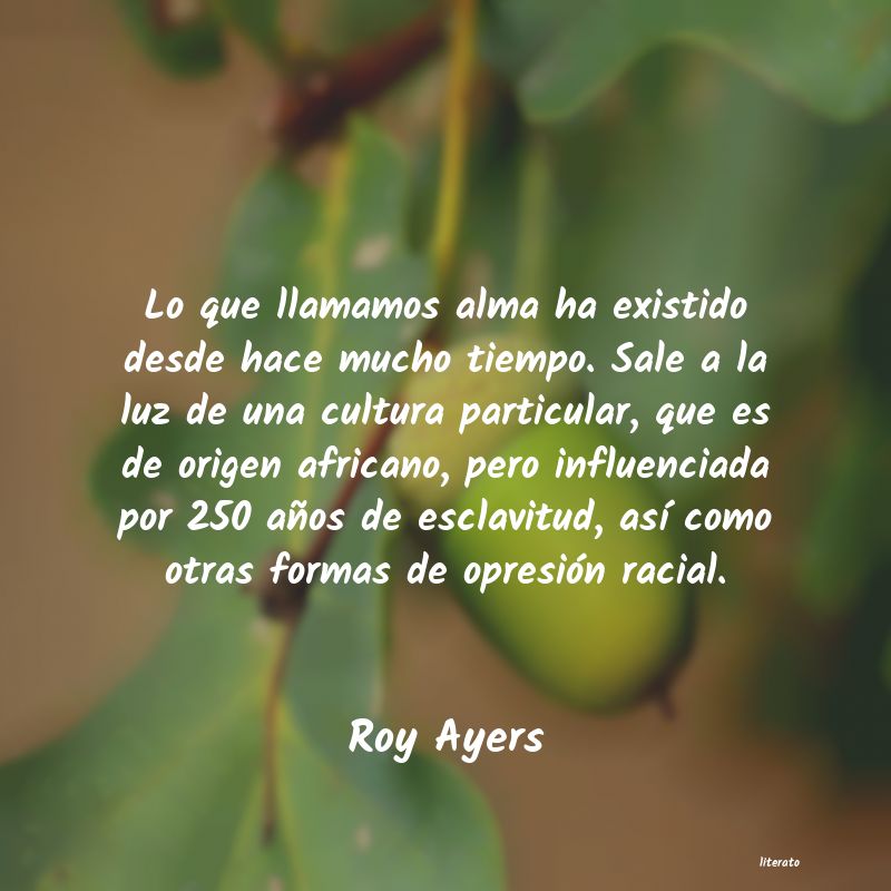 Frases de Roy Ayers