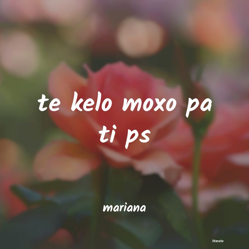 Frases de mariana