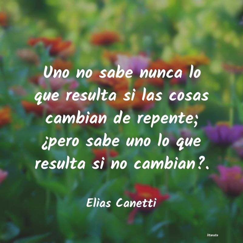 elias canetti conocimiento conocer mejor