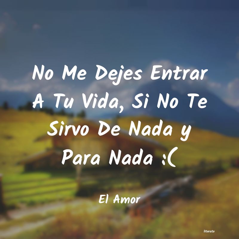 Frases de El Amor