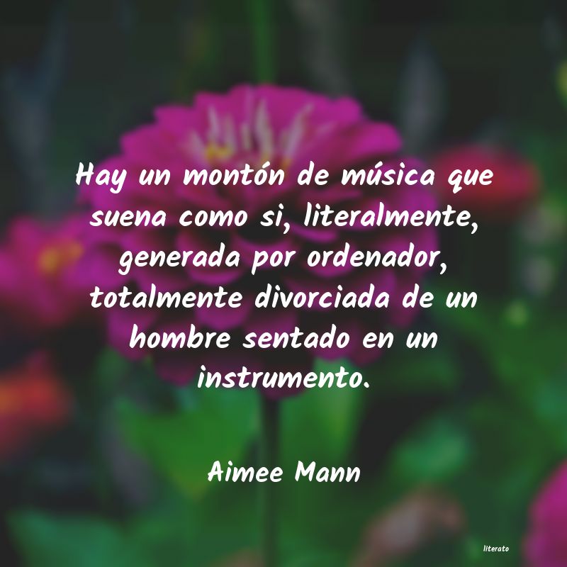 frases de Aimee Mann