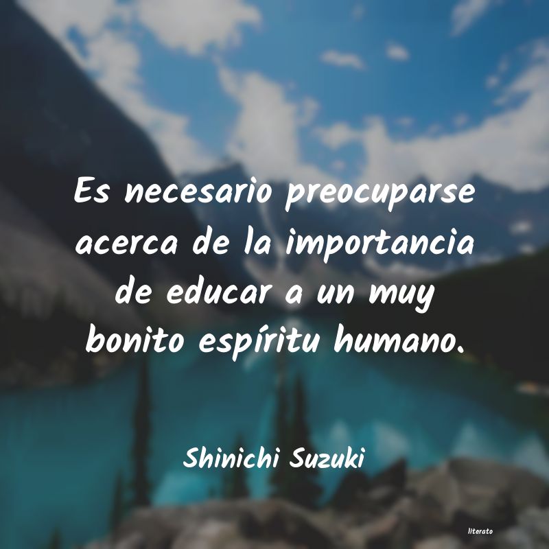 frases de Shinichi Suzuki