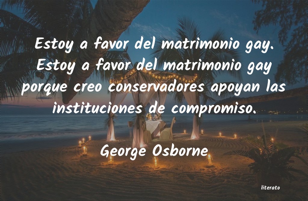 frases de George Osborne