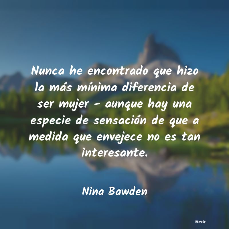 frases de Nina Bawden