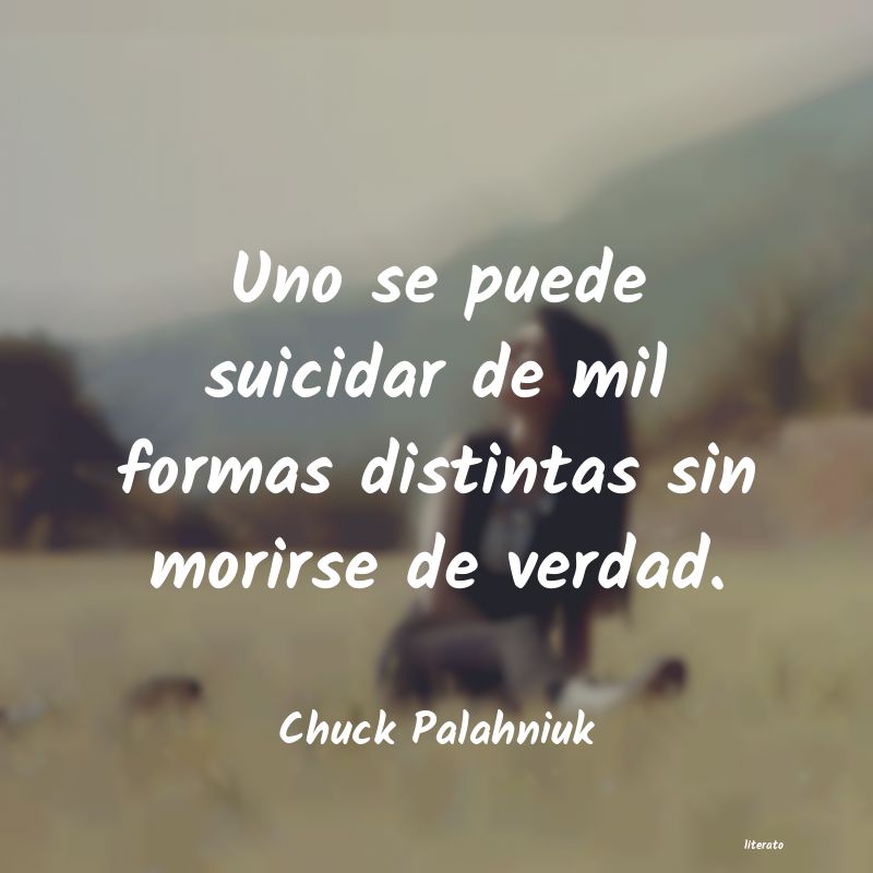 frases de Chuck Palahniuk