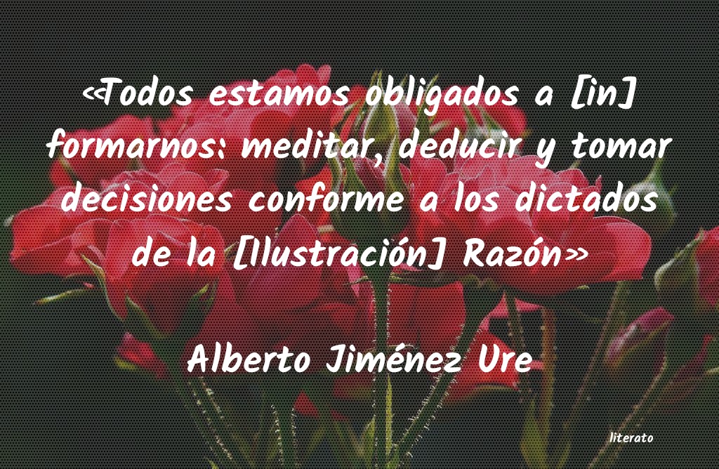 Frases de Alberto Jiménez Ure