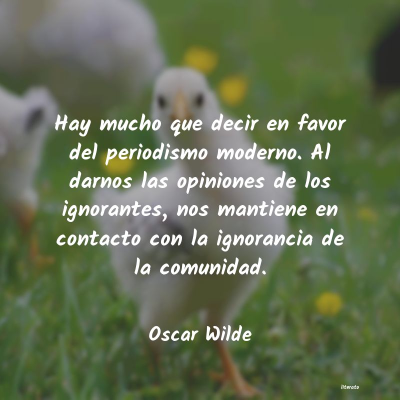 Frases de Oscar Wilde