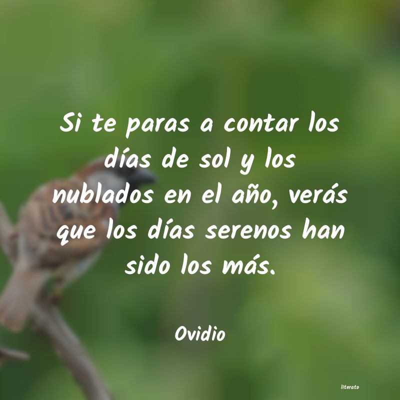 Frases de Ovidio