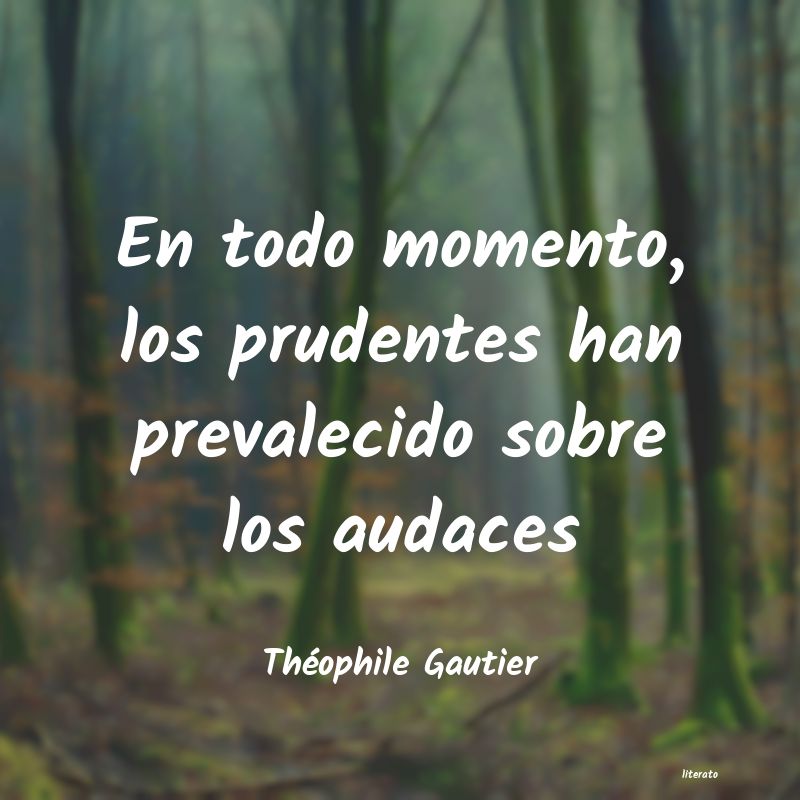 frases de Théophile Gautier