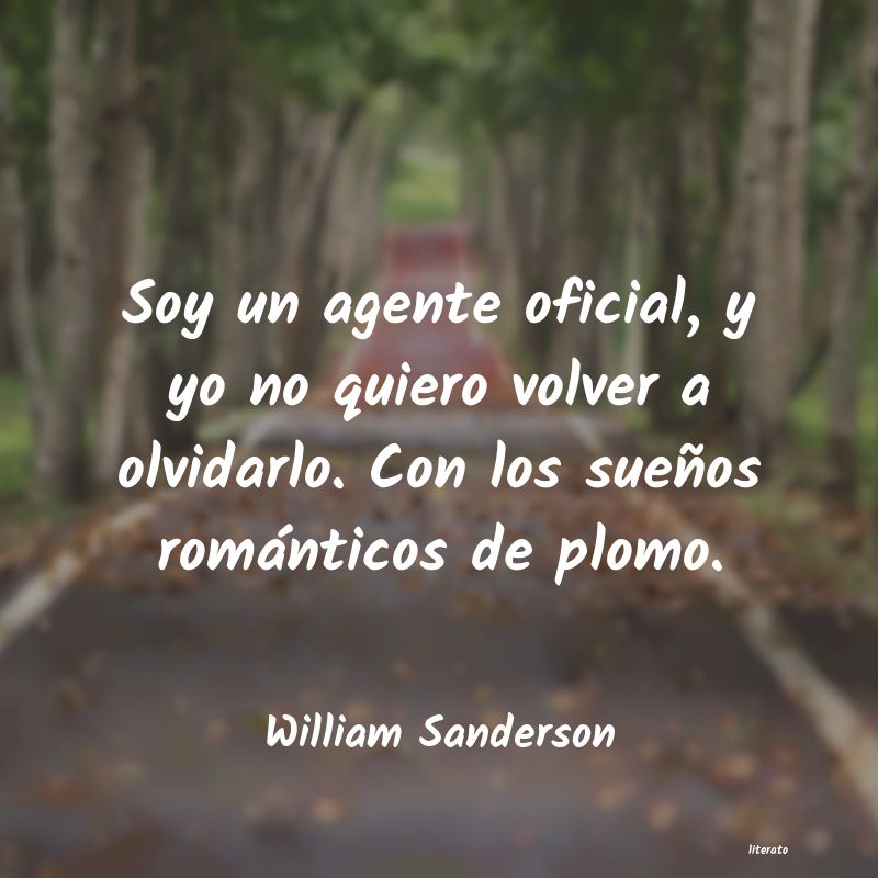 Frases de William Sanderson