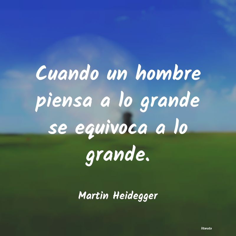 Frases de Martin Heidegger