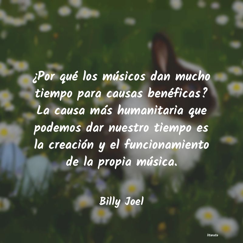 frases de Billy Joel