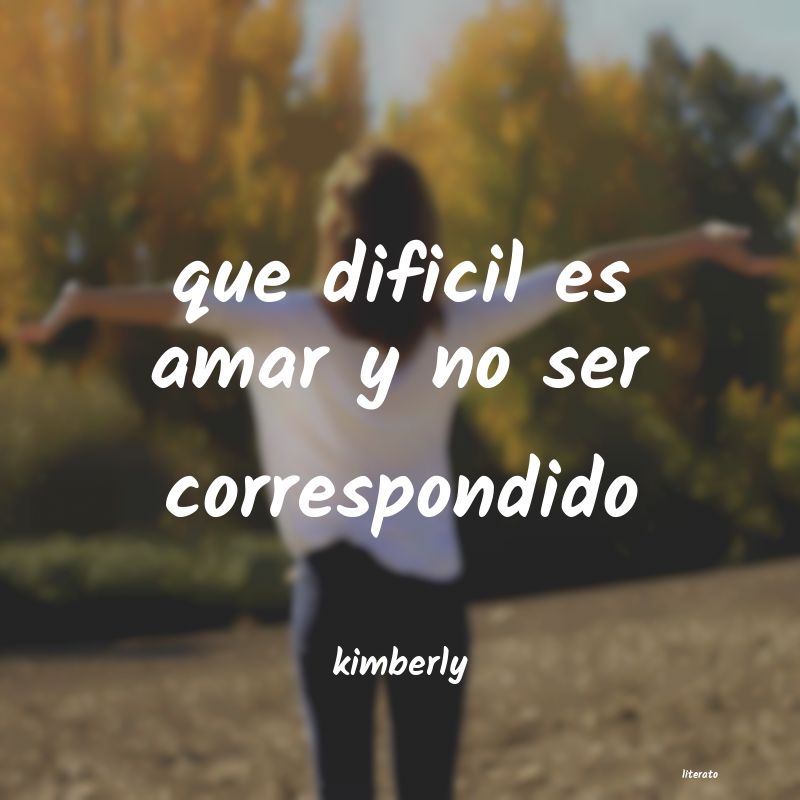 Frases de kimberly