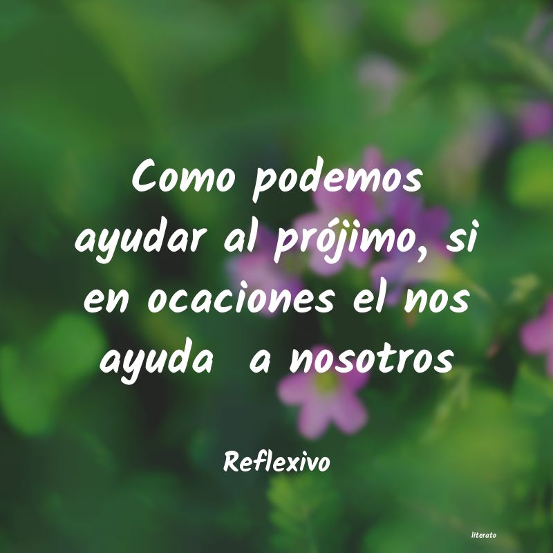 frases de Reflexivo