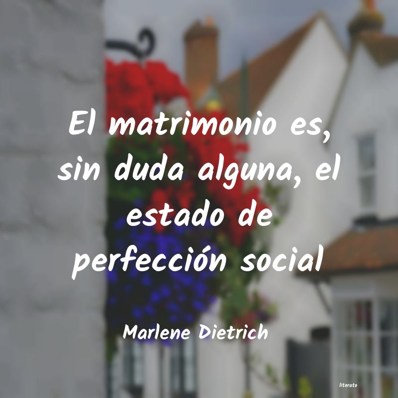 frases de Marlene Dietrich