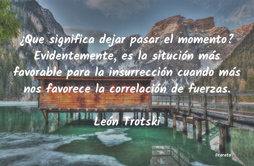 frases de León Trotski