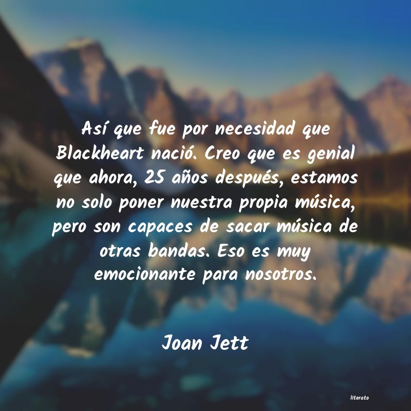 Frases de Joan Jett