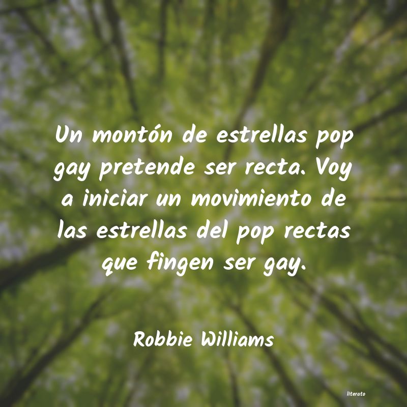 Frases de Robbie Williams