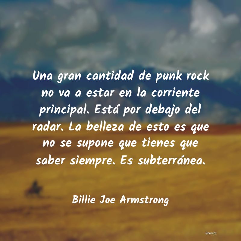 Frases de Billie Joe Armstrong