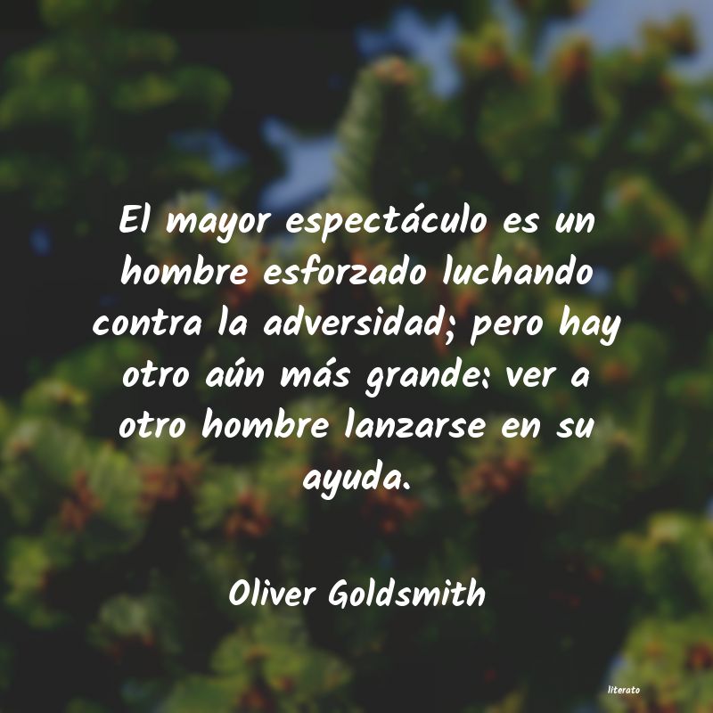 Frases de Oliver Goldsmith